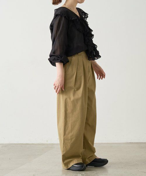 BEARDSLEY / ビアズリー シャツ・ブラウス | 《4/21(火)12:00予約開始》フリルハオリブラウス《FRIPIER》 | 詳細15