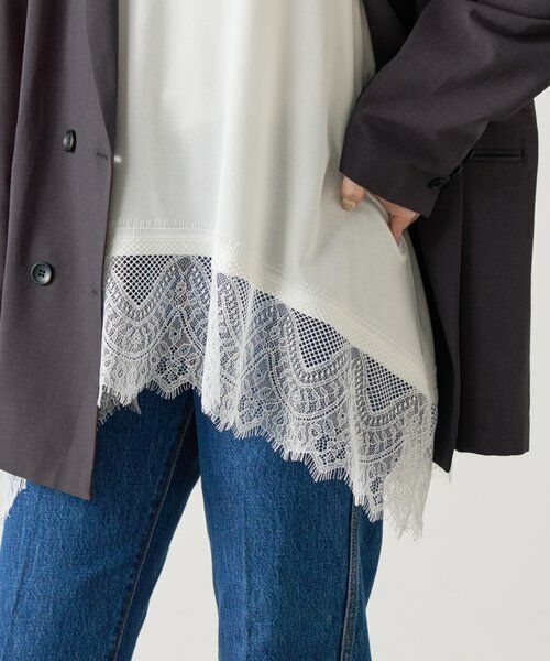 BEARDSLEY / ビアズリー キャミソール・チューブトップ | 《4/21(火)12:00予約開始》スソレースタンク《FRIPIER》 | 詳細1