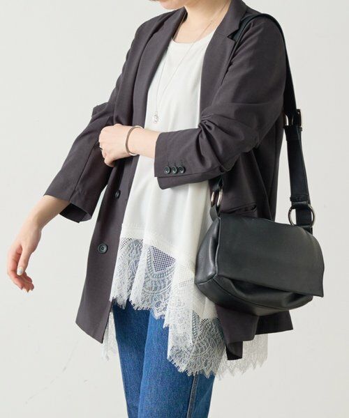 BEARDSLEY / ビアズリー キャミソール・チューブトップ | 《4/21(火)12:00予約開始》スソレースタンク《FRIPIER》 | 詳細2