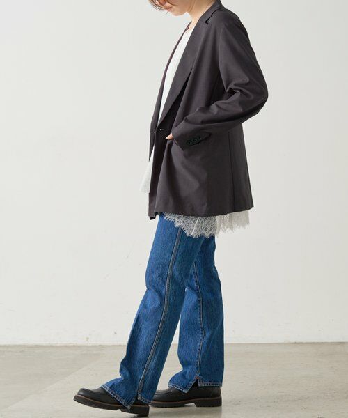 BEARDSLEY / ビアズリー キャミソール・チューブトップ | 《4/21(火)12:00予約開始》スソレースタンク《FRIPIER》 | 詳細5