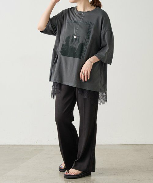 BEARDSLEY / ビアズリー キャミソール・チューブトップ | 《4/21(火)12:00予約開始》スソレースタンク《FRIPIER》 | 詳細8