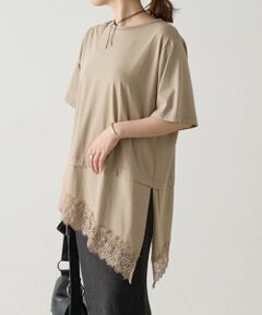 BEARDSLEY / ビアズリー カットソー | 《4/21(火)12:00予約開始》スソレースTee《FRIPIER》