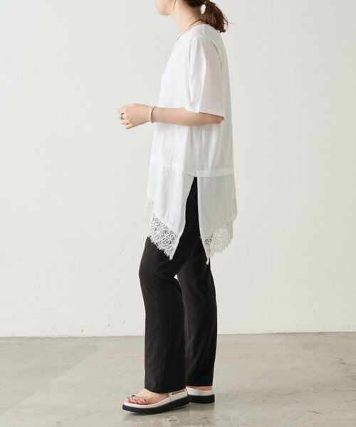 BEARDSLEY / ビアズリー カットソー | 《4/21(火)12:00予約開始》スソレースTee《FRIPIER》 | 詳細6