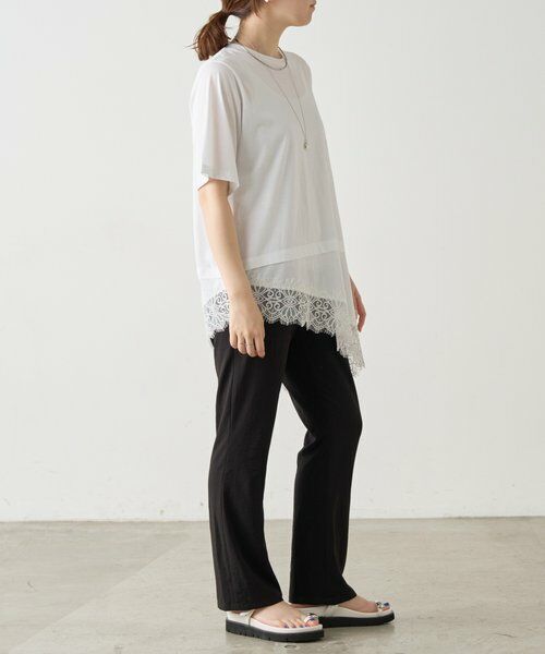 BEARDSLEY / ビアズリー カットソー | 《4/21(火)12:00予約開始》スソレースTee《FRIPIER》 | 詳細8