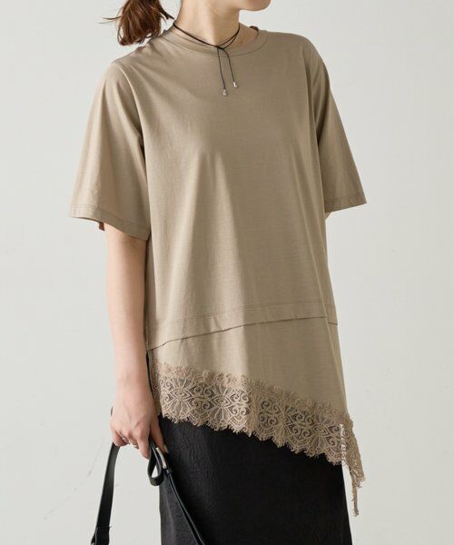 BEARDSLEY / ビアズリー カットソー | 《4/21(火)12:00予約開始》スソレースTee《FRIPIER》 | 詳細10