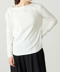 BEARDSLEY / ビアズリー カットソー | レースタンクレイヤーロンTee《FRIPIER》