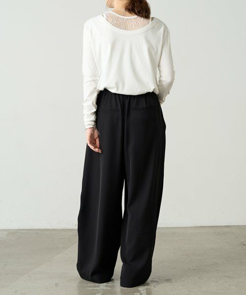 BEARDSLEY / ビアズリー カットソー | レースタンクレイヤーロンTee《FRIPIER》 | 詳細14