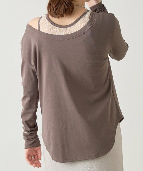 BEARDSLEY / ビアズリー カットソー | 《4/21(火)12時予約開始》レースタンクレイヤーロンTee《FRIPIER》 | 詳細10