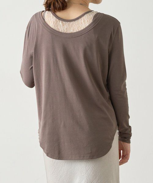 BEARDSLEY / ビアズリー カットソー | 《4/21(火)12時予約開始》レースタンクレイヤーロンTee《FRIPIER》 | 詳細14