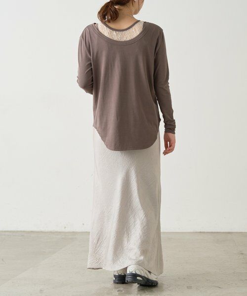 BEARDSLEY / ビアズリー カットソー | 《4/21(火)12時予約開始》レースタンクレイヤーロンTee《FRIPIER》 | 詳細16