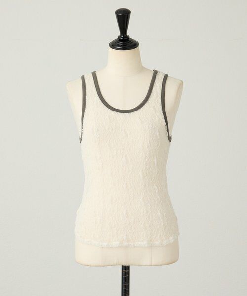 BEARDSLEY / ビアズリー カットソー | 《4/21(火)12時予約開始》レースタンクレイヤーロンTee《FRIPIER》 | 詳細27