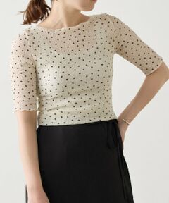 BEARDSLEY / ビアズリー カットソー | 《4/21(火)12時予約開始》ドットシャーリングTブラウス《FRIPIER》