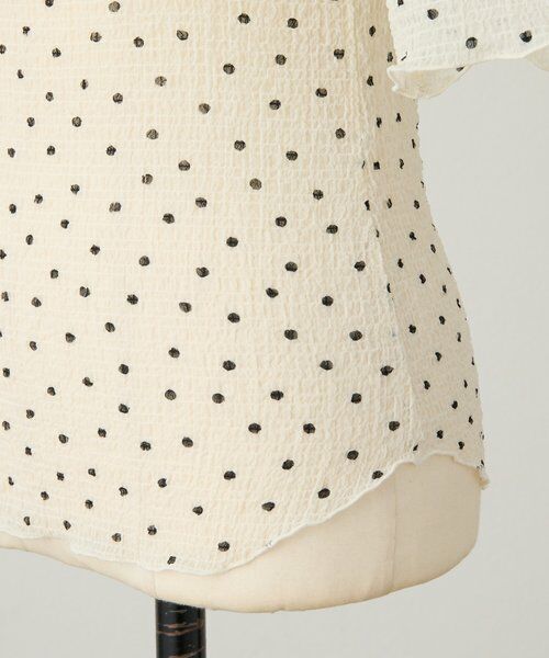 BEARDSLEY / ビアズリー カットソー | ドットシャーリングTブラウス《FRIPIER》 | 詳細20