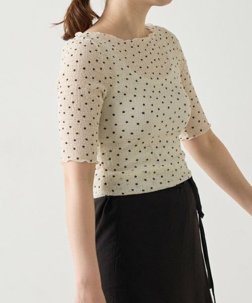 BEARDSLEY / ビアズリー カットソー | 《4/21(火)12時予約開始》ドットシャーリングTブラウス《FRIPIER》 | 詳細4