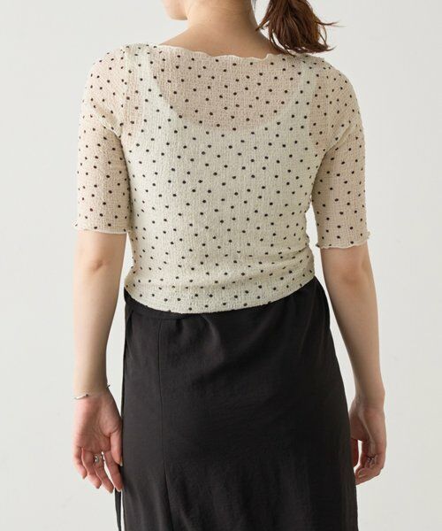BEARDSLEY / ビアズリー カットソー | 《4/21(火)12時予約開始》ドットシャーリングTブラウス《FRIPIER》 | 詳細5