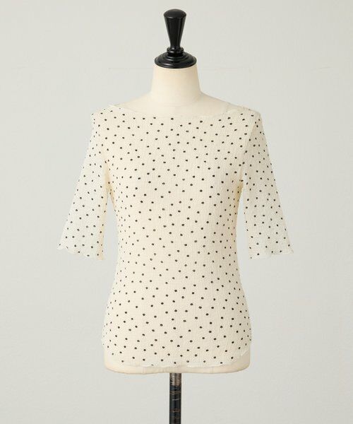 BEARDSLEY / ビアズリー カットソー | 《4/21(火)12時予約開始》ドットシャーリングTブラウス《FRIPIER》 | 詳細9