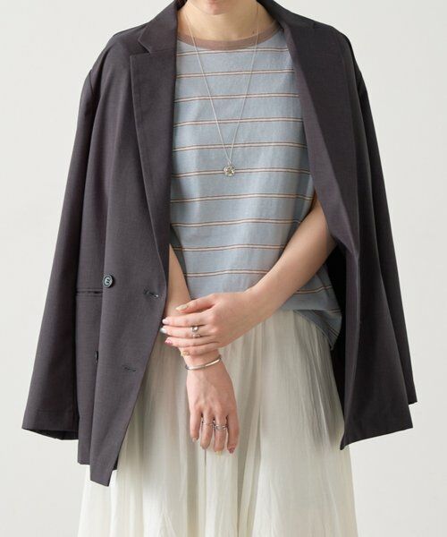 BEARDSLEY / ビアズリー Tシャツ | 《4/21(火)12:00予約開始》ボーダーTee《FRIPIER》 | 詳細4