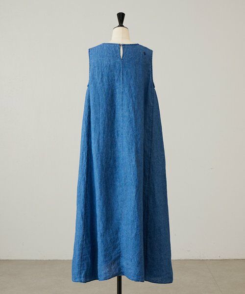 BEARDSLEY / ビアズリー ロング・マキシ丈ワンピース | 《5/2(土)12:00予約開始》15/リネン硫化染めワンピ | 詳細10