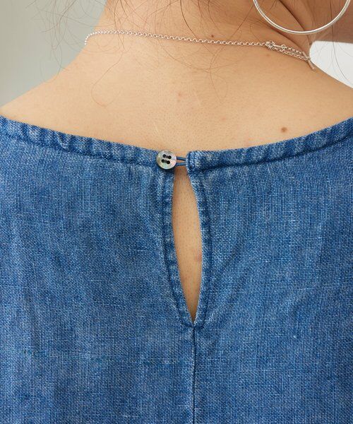 BEARDSLEY / ビアズリー ロング・マキシ丈ワンピース | 《5/2(土)12:00予約開始》15/リネン硫化染めワンピ | 詳細7