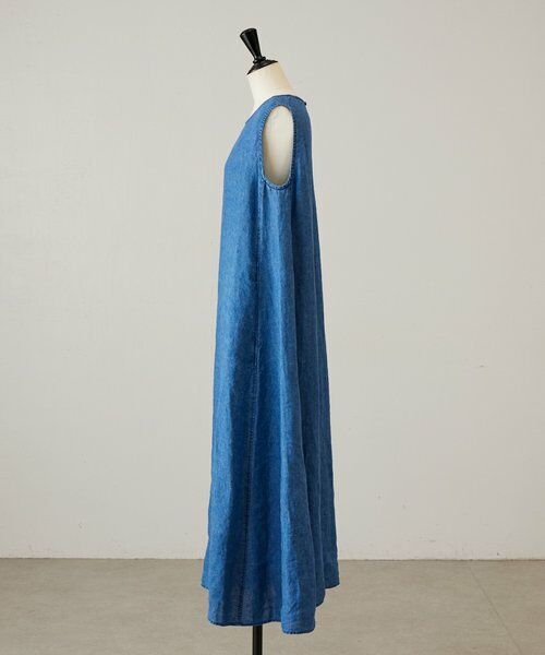 BEARDSLEY / ビアズリー ロング・マキシ丈ワンピース | 《5/2(土)12:00予約開始》15/リネン硫化染めワンピ | 詳細9