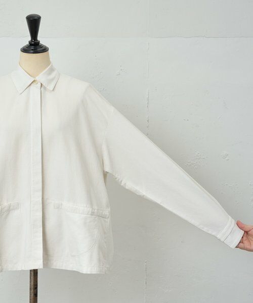 BEARDSLEY / ビアズリー シャツ・ブラウス | 《KHADI&CO》比翼コットンシャツ | 詳細1