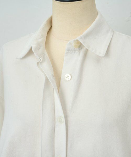 BEARDSLEY / ビアズリー シャツ・ブラウス | 《KHADI&CO》比翼コットンシャツ | 詳細6