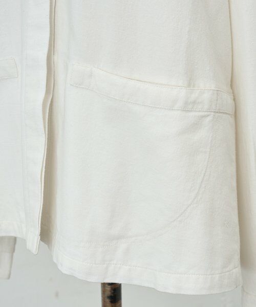 BEARDSLEY / ビアズリー シャツ・ブラウス | 《KHADI&CO》比翼コットンシャツ | 詳細7