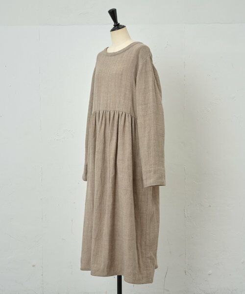 BEARDSLEY / ビアズリー ロング・マキシ丈ワンピース | 《KHADI&CO》ウールワンピース | 詳細2
