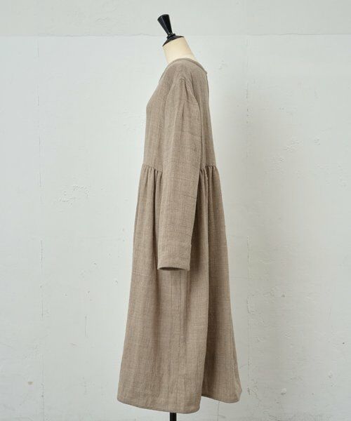 BEARDSLEY / ビアズリー ロング・マキシ丈ワンピース | 《KHADI&CO》ウールワンピース | 詳細3