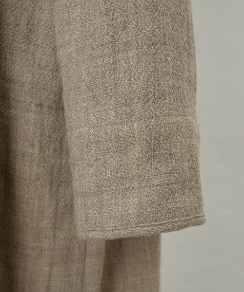 BEARDSLEY / ビアズリー ロング・マキシ丈ワンピース | 《KHADI&CO》ウールワンピース | 詳細8