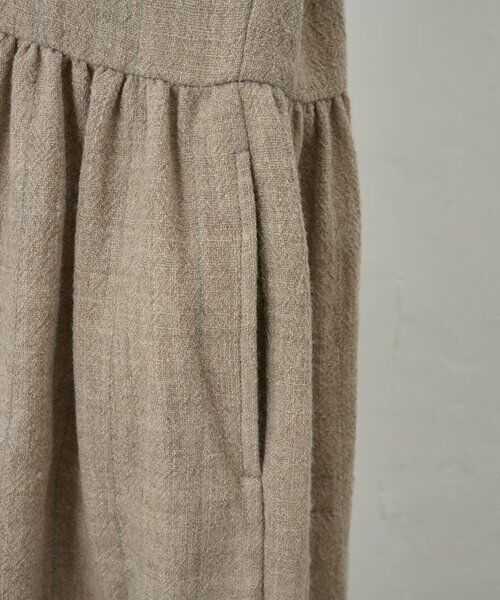 BEARDSLEY / ビアズリー ロング・マキシ丈ワンピース | 《KHADI&CO》ウールワンピース | 詳細9