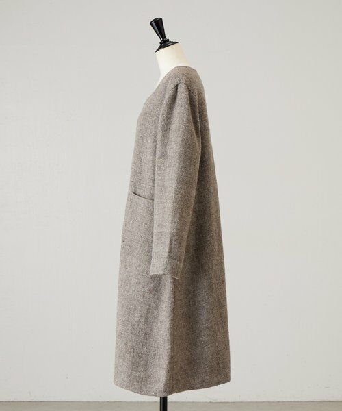 BEARDSLEY / ビアズリー ロング・マキシ丈ワンピース | 《KHADI&CO》ハーフジップワンピース | 詳細2