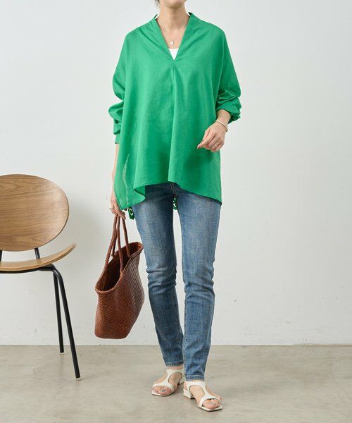 BEARDSLEY / ビアズリー シャツ・ブラウス | 《4/14(火)12:00予約開始》裾カットワークシャツ | 詳細5