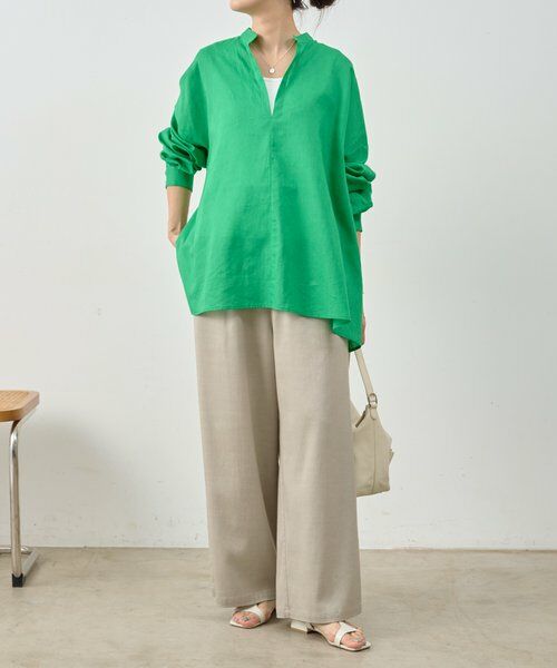 BEARDSLEY / ビアズリー シャツ・ブラウス | 《4/14(火)12:00予約開始》裾カットワークシャツ | 詳細8