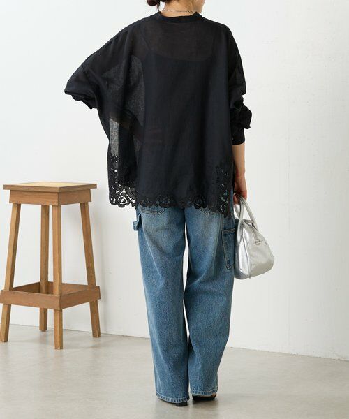 BEARDSLEY / ビアズリー シャツ・ブラウス | 《4/14(火)12:00予約開始》裾カットワークシャツ | 詳細23