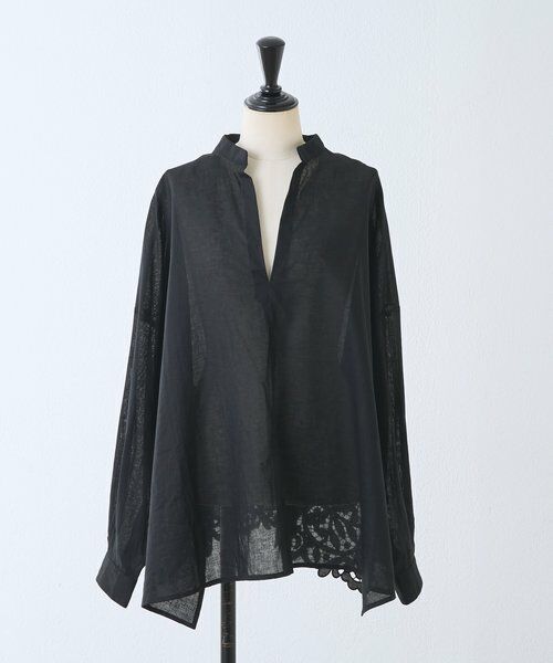 BEARDSLEY / ビアズリー シャツ・ブラウス | 《4/14(火)12:00予約開始》裾カットワークシャツ | 詳細26