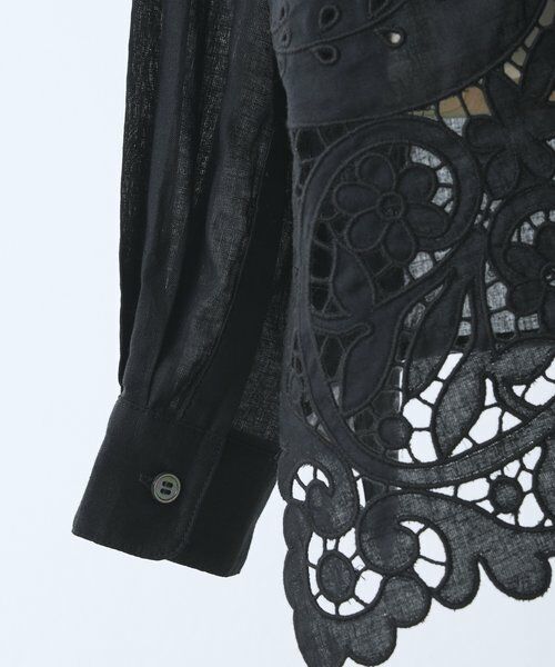 BEARDSLEY / ビアズリー シャツ・ブラウス | 《4/14(火)12:00予約開始》裾カットワークシャツ | 詳細28