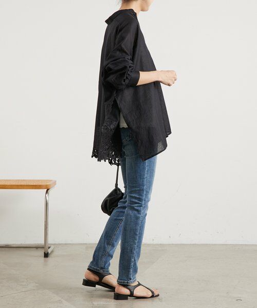 BEARDSLEY / ビアズリー シャツ・ブラウス | 《4/14(火)12:00予約開始》裾カットワークシャツ | 詳細18