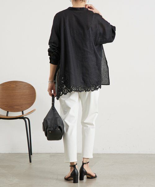 BEARDSLEY / ビアズリー シャツ・ブラウス | 《4/14(火)12:00予約開始》裾カットワークシャツ | 詳細21