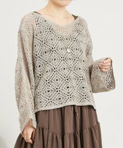 BEARDSLEY / ビアズリー ニット・セーター | リネンレース編みニット