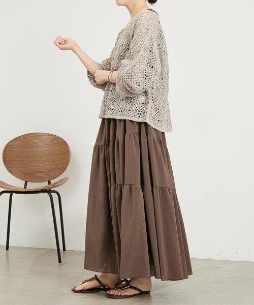 BEARDSLEY / ビアズリー ニット・セーター | リネンレース編みニット | 詳細6