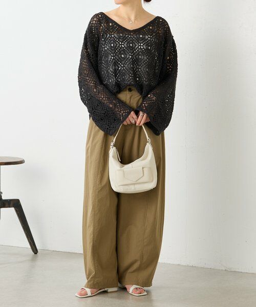 BEARDSLEY / ビアズリー ニット・セーター | リネンレース編みニット | 詳細23