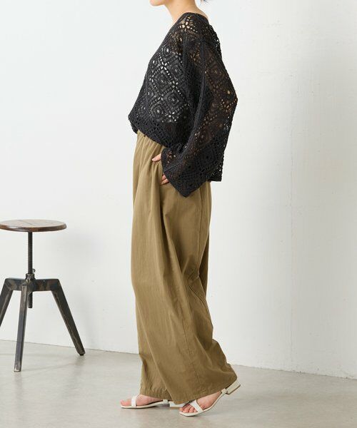 BEARDSLEY / ビアズリー ニット・セーター | リネンレース編みニット | 詳細24