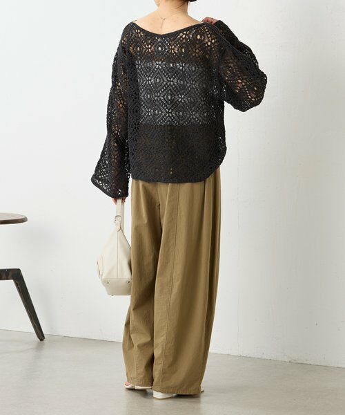 BEARDSLEY / ビアズリー ニット・セーター | リネンレース編みニット | 詳細25