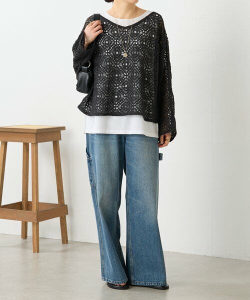 BEARDSLEY / ビアズリー ニット・セーター | リネンレース編みニット | 詳細16