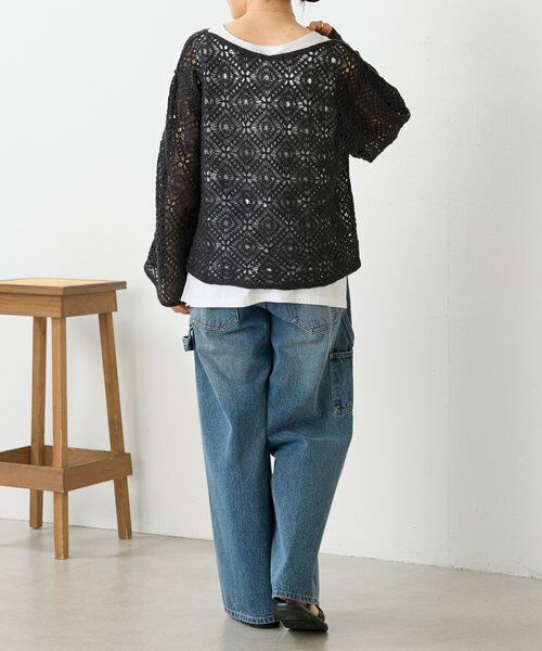 BEARDSLEY / ビアズリー ニット・セーター | リネンレース編みニット | 詳細18