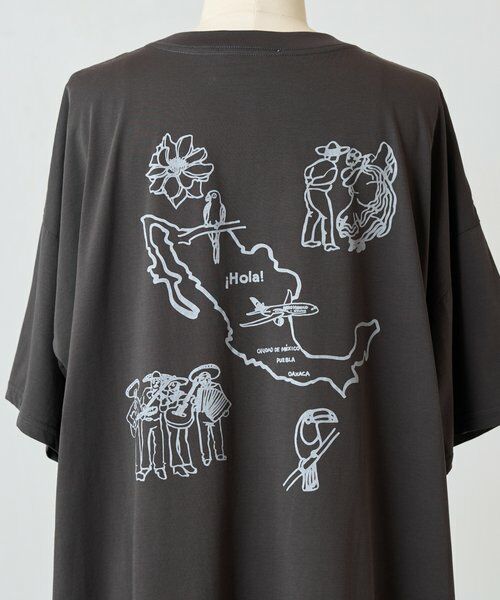 BEARDSLEY / ビアズリー カットソー | 《4/29(水)12:00予約開始予定》HolaチュニックTシャツ | 詳細13