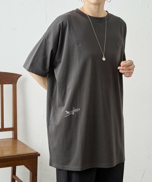 BEARDSLEY / ビアズリー カットソー | 《4/29(水)12:00予約開始予定》HolaチュニックTシャツ | 詳細2