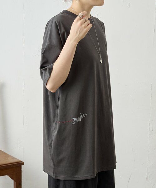 BEARDSLEY / ビアズリー カットソー | 《4/29(水)12:00予約開始予定》HolaチュニックTシャツ | 詳細3