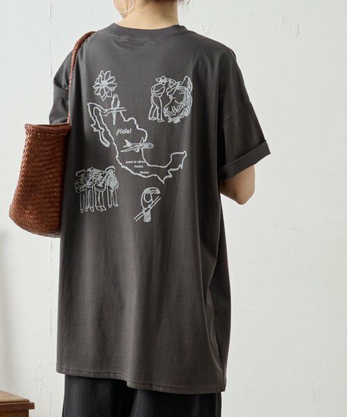 BEARDSLEY / ビアズリー カットソー | 《4/29(水)12:00予約開始予定》HolaチュニックTシャツ（グレー）